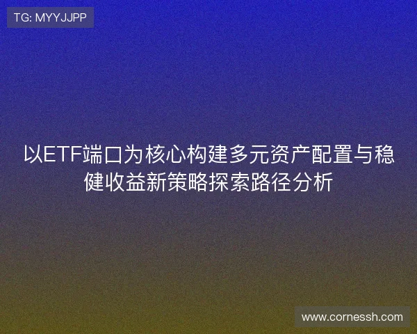 以ETF端口为核心构建多元资产配置与稳健收益新策略探索路径分析 以ETF端口为核心构建多元资产配置与稳健收益新策略探索路径分析
